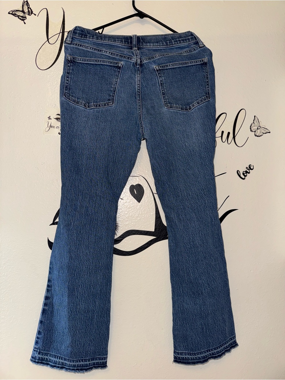 Old Navy High Rise Dark wash distressed bootcut jeans
Size S - Picture 2 of 7